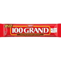 Snack Al Cioccolato-100 Grand Bar , barretta al cioccolato croccante con riso soffiato e caramello da 42.5g