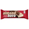 Snack Al Cioccolato-Almond Hero , barretta di marzapane e mandorle intere ricoperta di cioccolato al latte da 40g