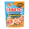 Freeze Dried Candy-Bebeto Peach Rings Freeze Crunchy Gummy, caramelle liofilizzate al gusto pesca da 35g