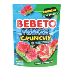 Freeze Dried Candy-Bebeto Watermelon Freeze Crunchy Gummy, caramelle liofilizzate al gusto anguria da 35g