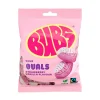Caramelle Gommose E Morbide-BUBS GODIS Bubs Sour Ovals Strawberry Vanilla, caramelle gommose aspre al gusto di fragola e vaniglia da 90g