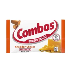 Crackers-Combos Cheddar Cheese Pretzel, pretzel al cheddar da 51g