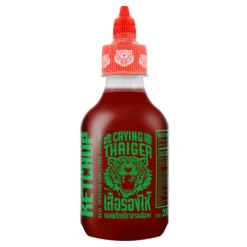 Salse E Condimenti-Crying Thaiger Sriracha Chilli Sauce Ketchup, salsa ketchup al chili Sriracha da 200ml