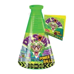 Caramelle Dure, Lollipop E Pez-Felko Dr. Sour Power Balls Coin Bank, caramelle al gusto di frutta da 15g