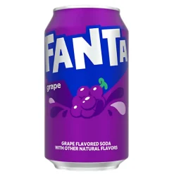 Soft Drink-Fanta Grape, bevanda all'uva da 355ml