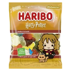 Caramelle Gommose E Morbide-Haribo Hermione, caramelle al gusto di frutta e cola da 160g