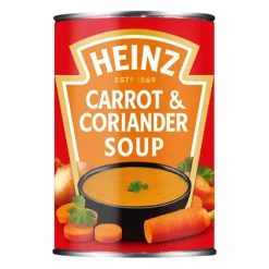 Salse E Condimenti-Heinz Carrot & Coriander Soup, zuppa di carote e coriandolo da 400g