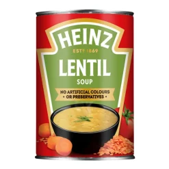 Salse E Condimenti-Heinz Lentil Soup, zuppa di lenticchie da 400g