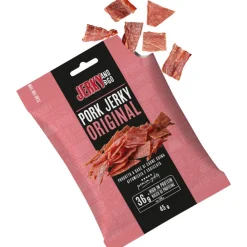 Carne Secca-Jerky and Go Pork Jerky Original, carne secca di maiale da 45g