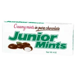 Snack Al Cioccolato-Junior Mints , cioccolatini alla menta da 52g