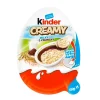 Snack Al Cioccolato-Kinder Creamy Milky & Crunchy, cioccolato con crema al latte e riso soffiato da 19g