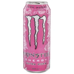 Energy Drinks-Monster Ultra Rosà Zero Sugar, bevanda energetica al gusto di frutta da 500ml