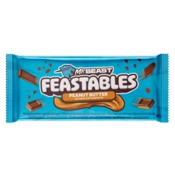Snack Al Cioccolato-Feastables Mr Beast Peanut Butter, cioccolato al latte con burro d'arachidi da 60g