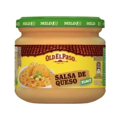 Salse E Condimenti-Old El Paso Salsa de Queso, salsa al formaggio con peperoni rossi da 320g