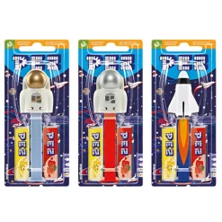 Caramelle Dure, Lollipop E Pez-Pez Mars Mission, caramelle al gusto di frutta e personaggio a sorpresa da 17g