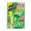 Caramelle Dure, Lollipop E Pez-Pop Rocks Dips Sour Apple, caramella dura al gusto di mela verde da 18g