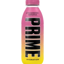 Hydration-Prime Hydration Strawberry Banana, bevanda aromatizzata alla banana e fragola da 500ml