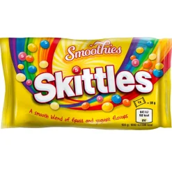 Caramelle Gommose E Morbide-Skittles Smoothies, caramelle morbide al gusto di frullato di frutta da 38g