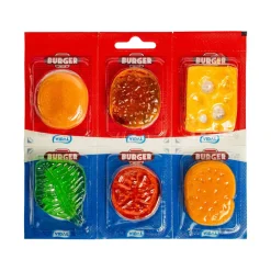 Caramelle Gommose E Morbide-Vidal Burger Jelly, caramelle gommose dalla forma di burger da 66g