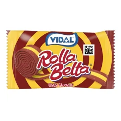 Caramelle Gommose E Morbide-Vidal Rolla Belta Cola, caramella al gusto di cola da 19g
